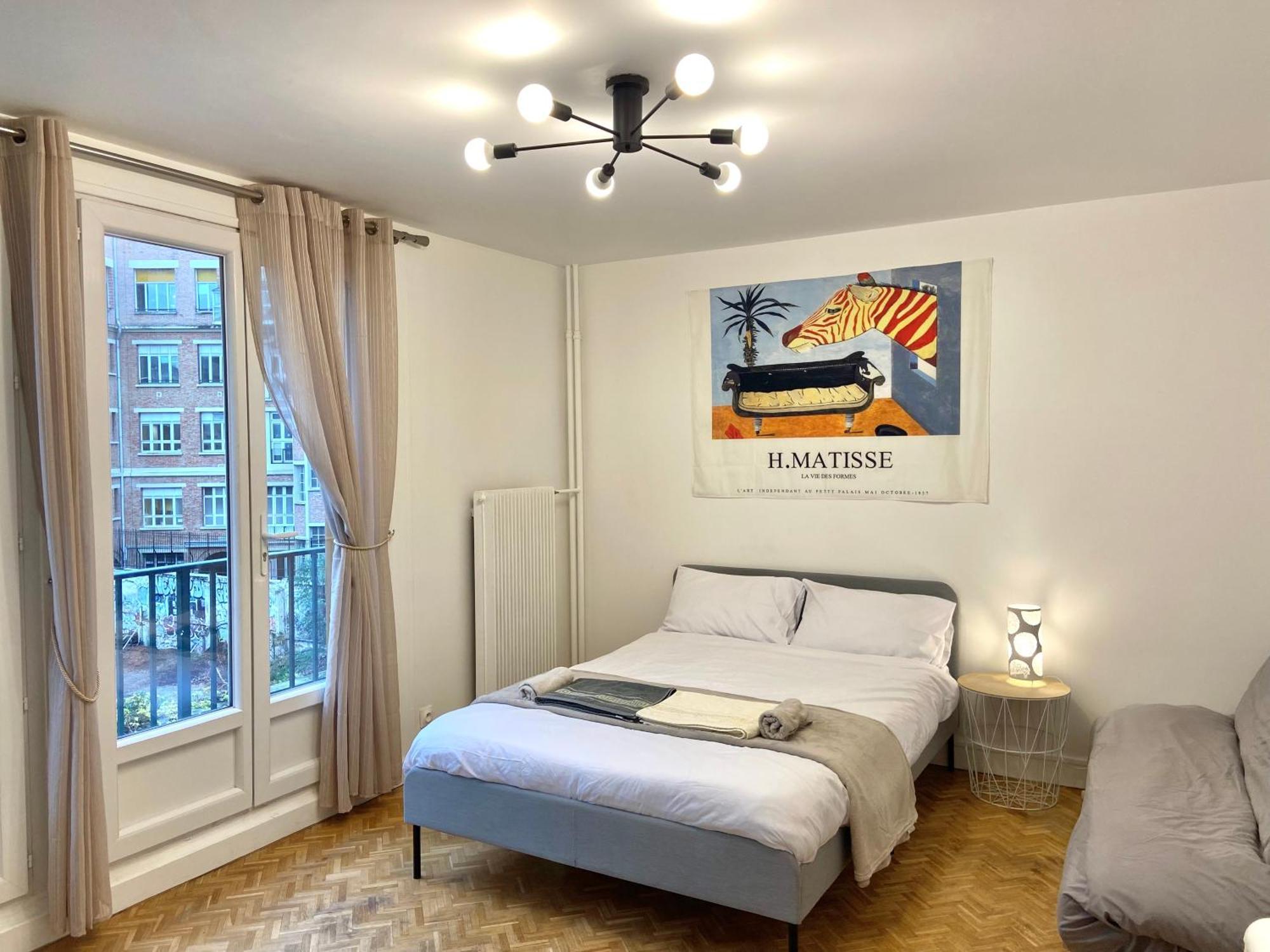 Апартаменты Paris: Agreable Chambre D'Un Grand Artiste Экстерьер фото